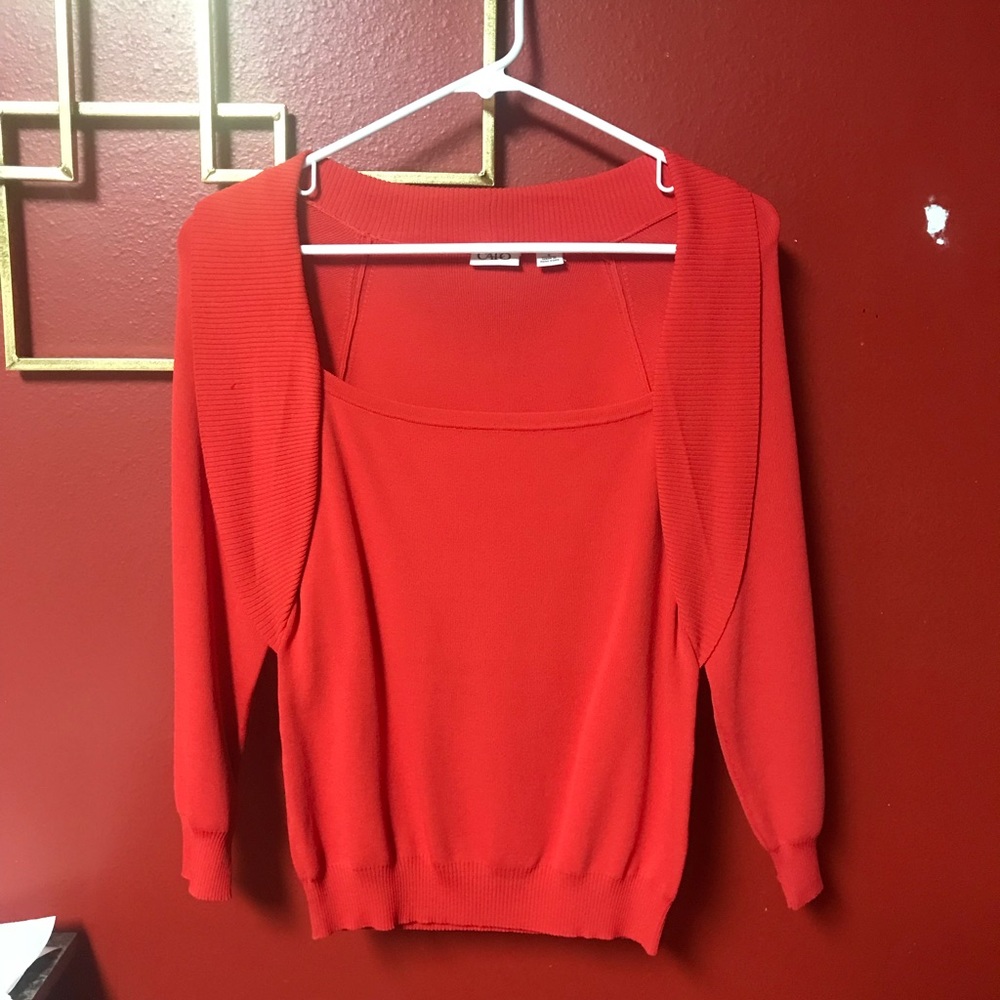 Catos red casual top
